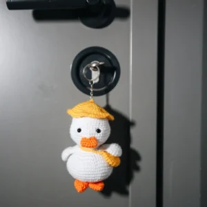 Ördek Amigurumi Anahtarlık