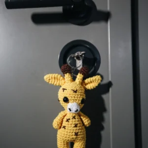 Zürafa Amigurumi Anahtarlık