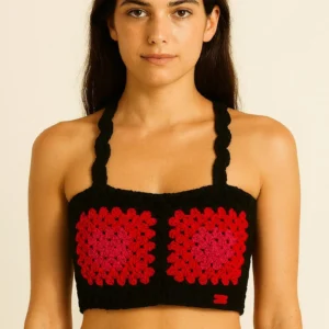 il_1588xN.7032825158_dsco Lacivert El Yapımı Örgü Crop Top – Boyun ve Belden Bağlamalı Kadın Büstiyer