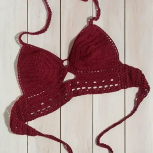Bordo Crop Bustiyer