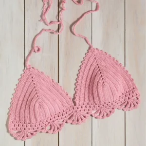 Pembe Crop Bustiyer