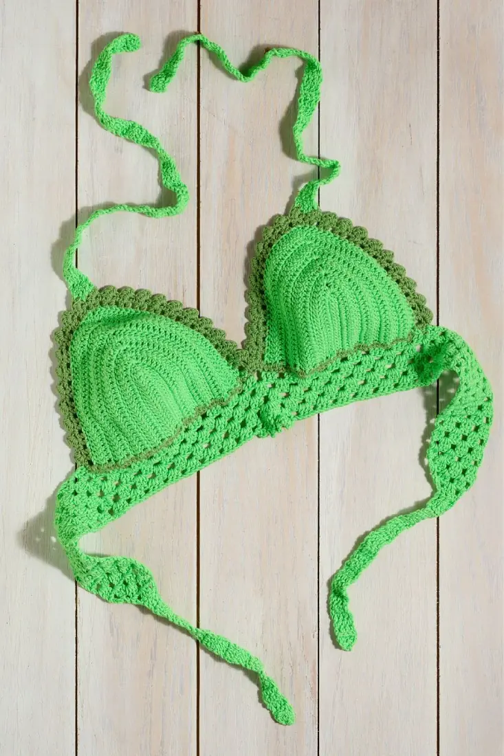 Yeşil Crop Bustiyer