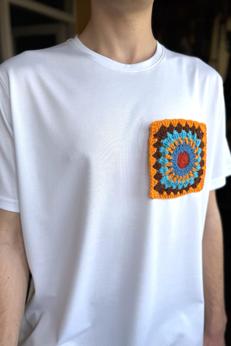Etnik Desenli T-shirt