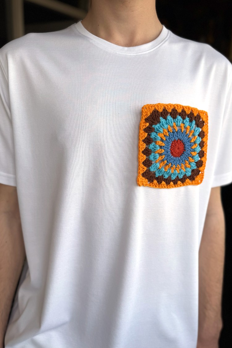 Etnik Desenli T-shirt