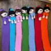Amigurumi Balerin Topuzlu Kız Kitap Ayracı 1