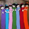 Amigurumi Balerin Topuzlu Kız Kitap Ayracı