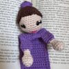 Amigurumi Balerin Topuzlu Kız Kitap Ayracı