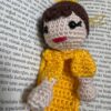 Amigurumi Balerin Topuzlu Kız Kitap Ayracı