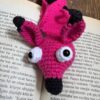 Amigurumi Mor Tilki Kitap Ayracı