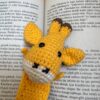 El Yapımı Amigurumi Zürafa Kitap Ayracı