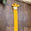 El Yapımı Amigurumi Zürafa Kitap Ayracı