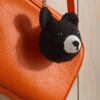 Amigurumi Siyah Ayıcık Kafa Anahtarlık