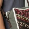 Nubuk Deri Detaylı, Astar ve Tela Destekli Etnik Omuz ve Crossbody Çanta