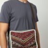 Nubuk Deri Detaylı, Astar ve Tela Destekli Etnik Omuz ve Crossbody Çanta