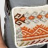 Nubuk Deri Detaylı, Astar ve Tela Destekli Etnik Omuz ve Crossbody Çanta