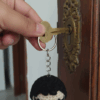 El Örgüsü Makrome Anahtarlık | Amigurumi Kafa Figürlü | El Yapımı Pamuk İp | Sevimli ve Dayanıklı Aksesuar