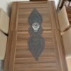 ört39084932 El Örgüsü Runner Masa ve Sehpa Örtüsü, Dekoratif Dantel Görünümlü Runner 102x29 cm, Salon ve Yemek Masası Dekoru