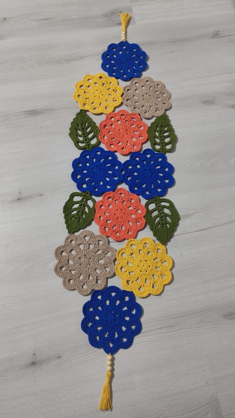 örtü1 %100 Pamuk Renkli Motifli Runner Masa ve Sehpa Örtüsü, Püsküllü Dekoratif Koton Runner 30x90 cm